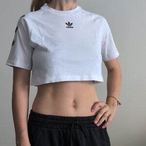 Adidas Women's Classic White Crop Top